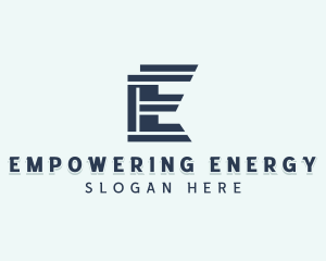 Agency Firm Letter E logo design