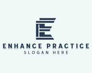 Agency Firm Letter E logo design