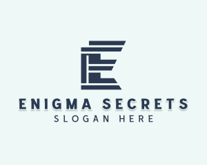 Agency Firm Letter E logo design