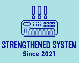 Sound System Amplifier  logo design