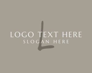 Handwritten Elegant Fashion logo