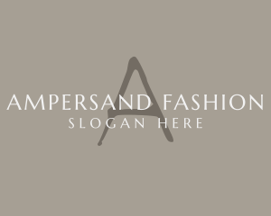 Handwritten Elegant Fashion logo design