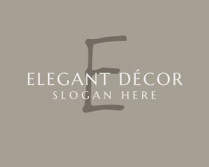 Handwritten Elegant Fashion logo design