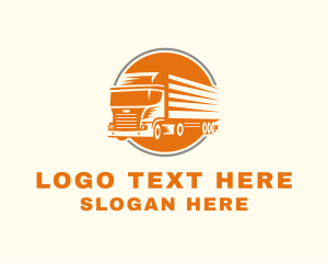 Diesel - Fast Logistics Truck logo design