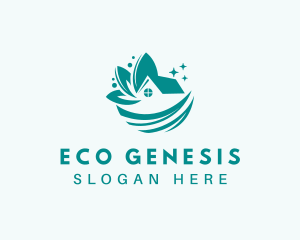 Housekeeper Eco Cleaning logo design