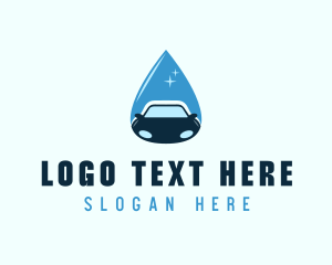 Car Cleaning Droplet logo