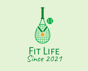 Tennis Tournament Medal  logo