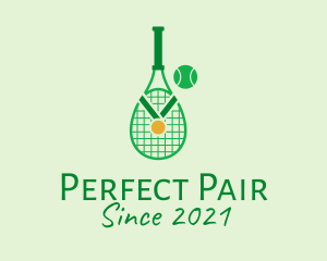 Tennis Tournament Medal  logo