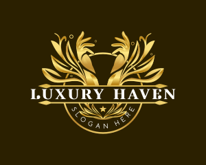 Luxury Hand Wellness logo design