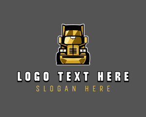 Trucking Logistics Delivery logo