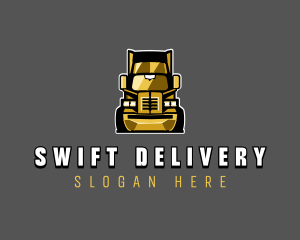 Trucking Logistics Delivery logo design