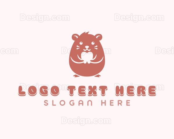 Dental Tooth Hamster Logo