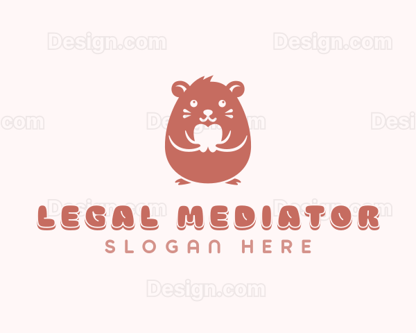 Dental Tooth Hamster Logo