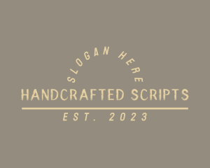 Handwritten Chalk Business logo