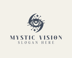 Mystic Fortune Telling Eye logo design