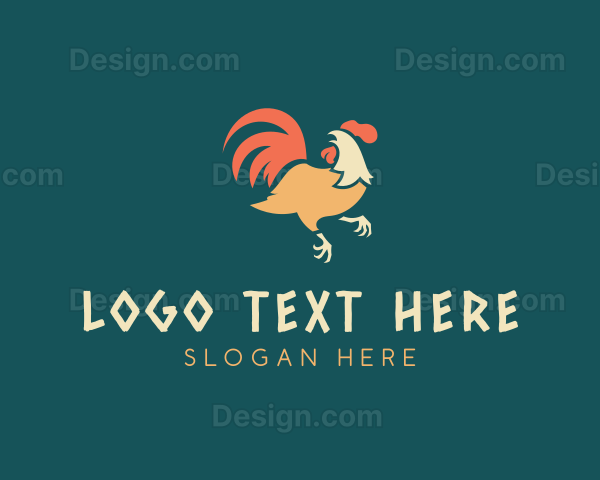 Poultry Fowl Rooster Logo