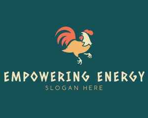 Poultry Fowl Rooster  logo design