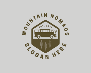 Tour Bus Badge logo design