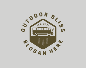 Tour Bus Badge logo design