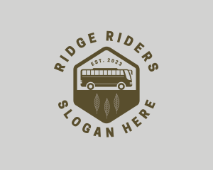 Tour Bus Badge logo design