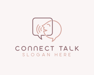 Chat Talk Teletherapy logo design