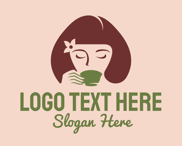 Green Tea logo example 1