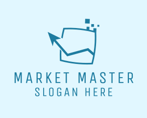 Stock Market Chart logo design