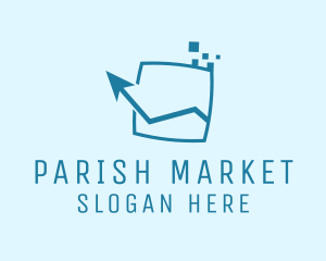 Stock Market Chart logo design