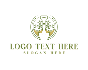 Landscaper Shovel Plant logo