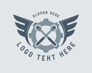 Torque Wrench Wing Mechanic logo