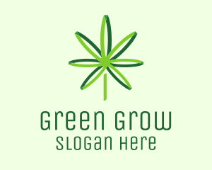 Green Cannabis Medicine logo design