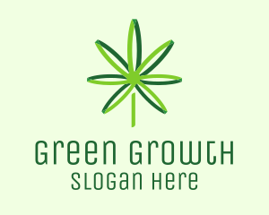 Green Cannabis Medicine logo design