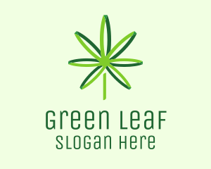 Green Cannabis Medicine logo design