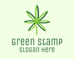 Green Cannabis Medicine logo design