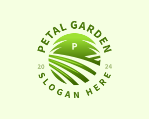 Grass Lawn Mower logo design