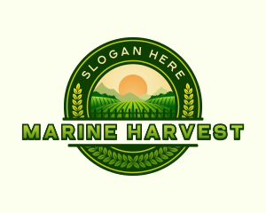 Farm Field Harvest logo design