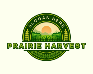 Farm Field Harvest logo design