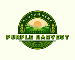 Farm Field Harvest logo design