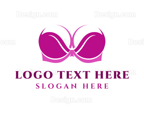 Magenta Sexy Bra Logo