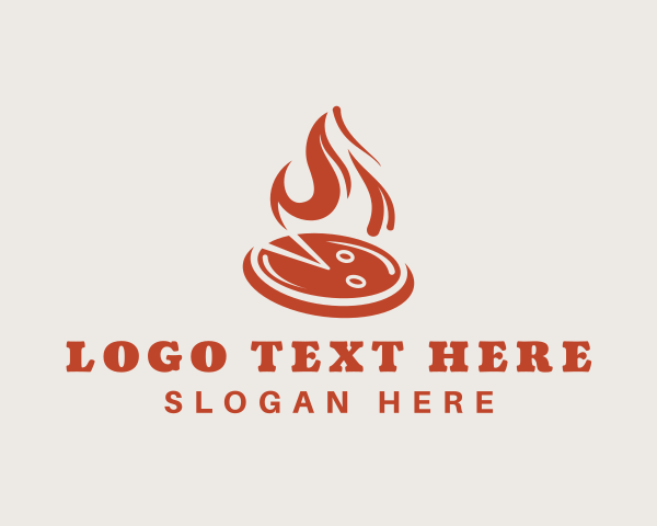 Pizza Slice logo example 4