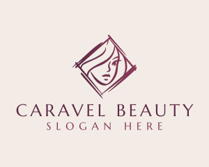 Woman Beauty Salon logo design