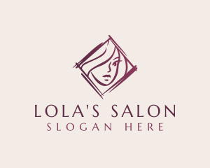 Woman Beauty Salon logo design