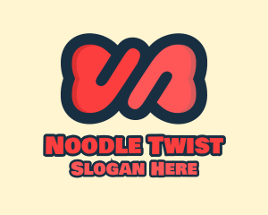 Red Twisted Ribbon logo design