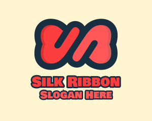 Red Twisted Ribbon logo design