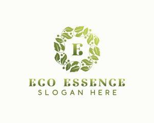 Eco Gardening Leaves logo design