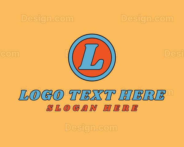 Retro Comic Brand Logo