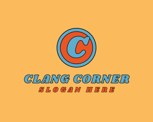 Retro Comic Brand logo design