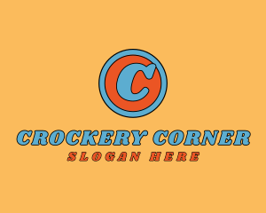 Retro Comic Brand logo design