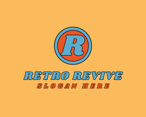 Retro Comic Brand logo design