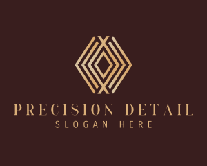 Premium Diamond Letter O logo design